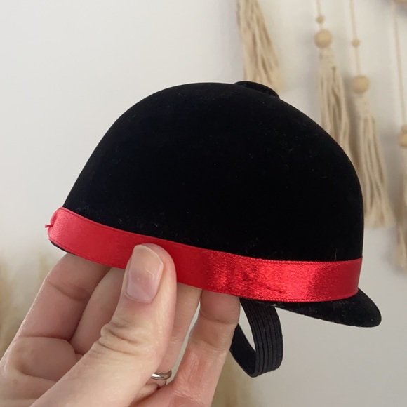 Our generation doll hat equestrian horse riding hat • black felt •18” doll - Picture 7 of 16